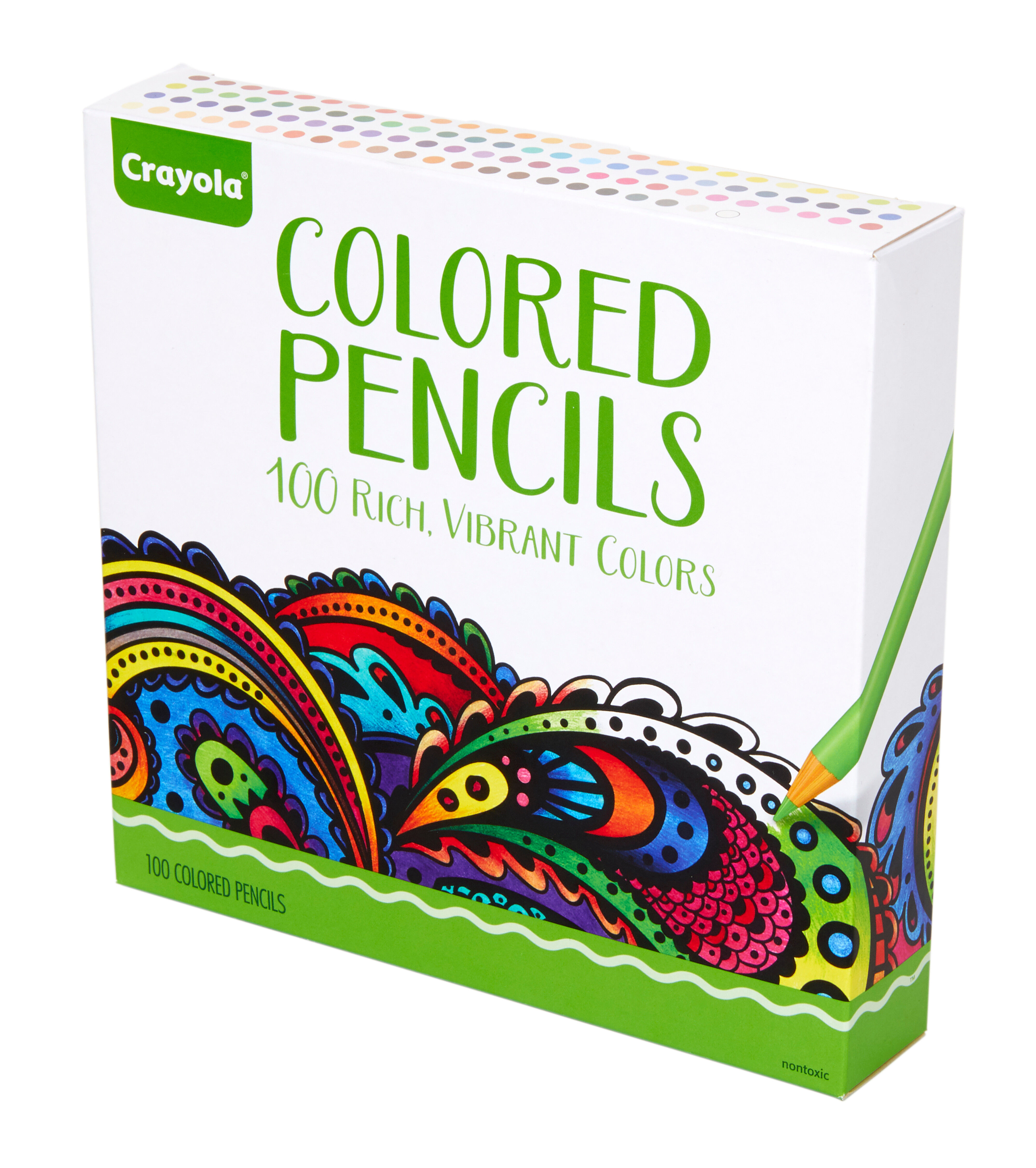 100 Colored Pencils, Adult Coloring Supplies Crayola